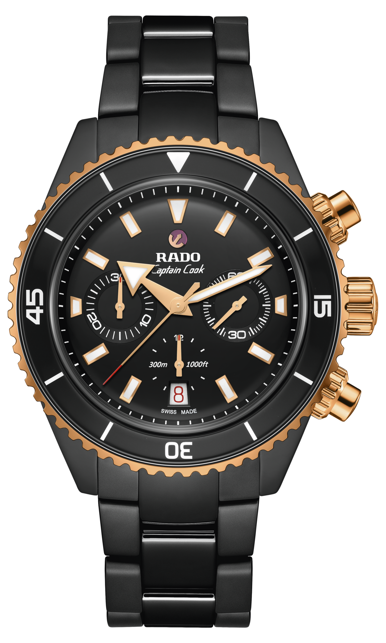 Captain Cook High-Tech Ceramic Automatic Chronograph